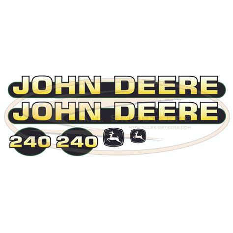 99 john deere skid steer 240 decals|Decals for John Deere Skid Steer Loader for sale .